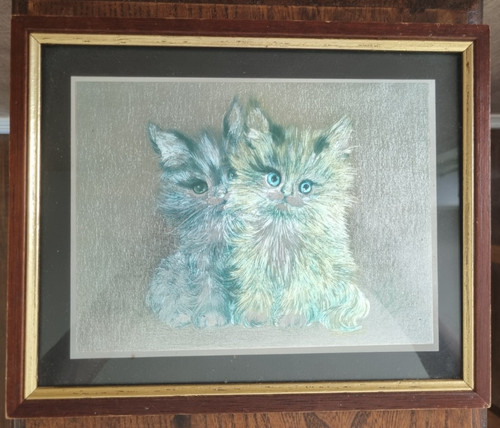Tableau foil art - , vintage