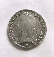 Ecu 1756 Q (Perpignan) Louis XV. Royale. Argent. TRÈS RARE. R4 TB+/TTB