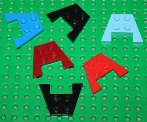 Lego lot wedge - de, plate