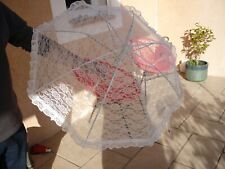 ombrelle ancienne en dentelle 1960