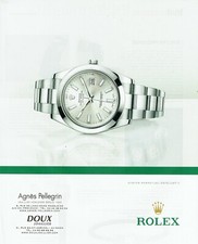 Publicité Advertising 039  2012    la montre Rolex  Datejust II