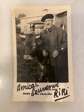 Ancienne photo dédicacée