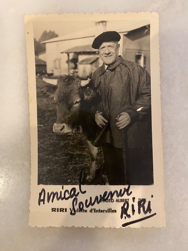 Ancienne photo dédicacée