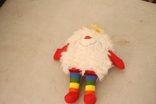 PELUCHE RAINBOW BRITE BLONDINE 1983 lutin blanc