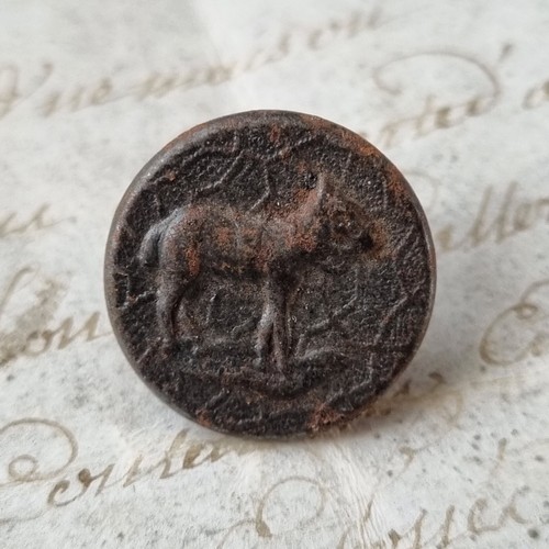 Bouton vénerie ancien - bouton,