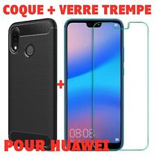 Coque Renforc? Huawei P30 Pro/P20 Lite/P10 Plus/P9/P8 Lite + Vitre Verre tremp?