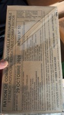  RATIONS DE COMBAT MILITAIRES