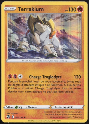 Carte pokémon terrakium - carte,