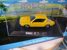RENAULT 17 TS JAUNE Orangé Collection M6  1971 Boite  1/43