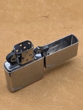 Briquet vintage ZIPPO à essence chromé fonctionnel