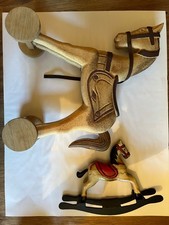 CHEVEAUX DE BOIS DECORATIF -