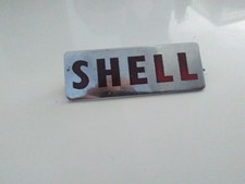 Shell. insigne de pompiste .station service.