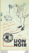 Buvard Lion Noir Cirage