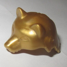 Playmobil   coiffe loup doré