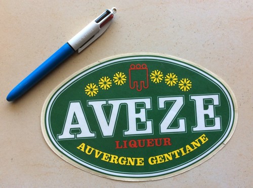 Autocollant ancien alcool - autocollant,