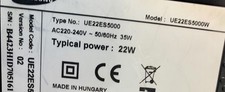 Panne complète du Samsung UE22ES5000. vérifié