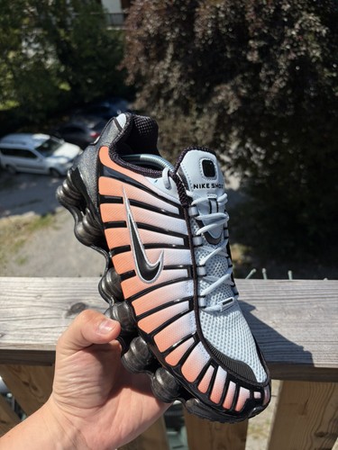 Nike shox bleu tint - shox, orange