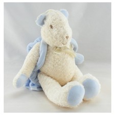 Doudou ours blanc sac à dos