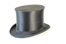 Chapeau mécanique noir haut