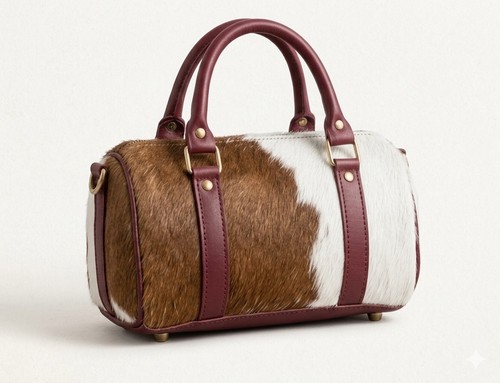 Sac main cuir véritable - à, en
