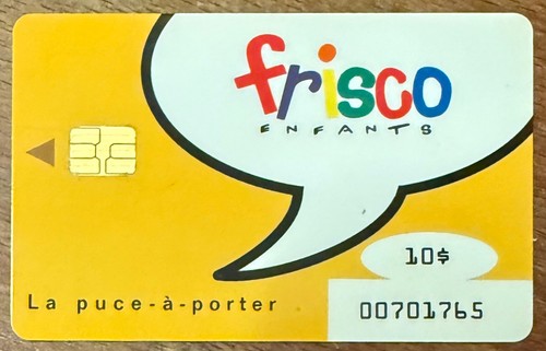 Canada frisco enfant carte - frisco,