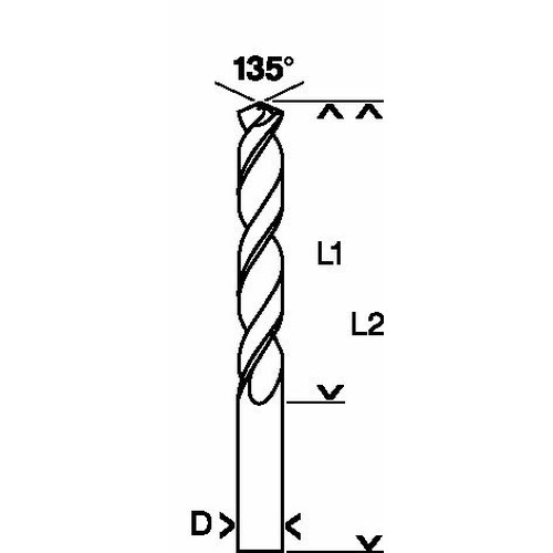 Foret pour bosch 608 595 - pour, 2
