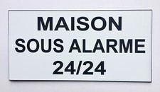 Plaque panneau maison - plaque,, sous