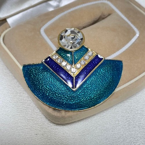 Broche vintage art déco