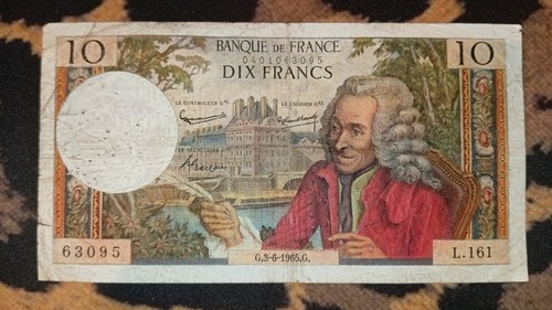 Billet francs voltaire - billet,