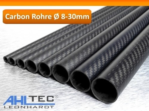 Tube carbone 30mm - carbone, Ø