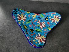 grand Vide poche EN EMAUX DE LONGWY decor floral