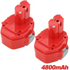 2x batterie Ni-MH pour Makita 14.4V 4800mAh PA14 1420 1422 1433 1434 1435F