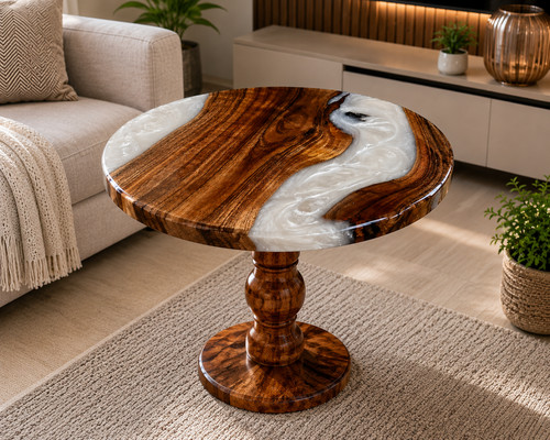 Table appoint résine - table,