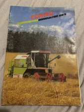 brochure prospekt PROSPECTUS CLAAS DOMINATOR 58S tracteur-fendt-someca-ih
