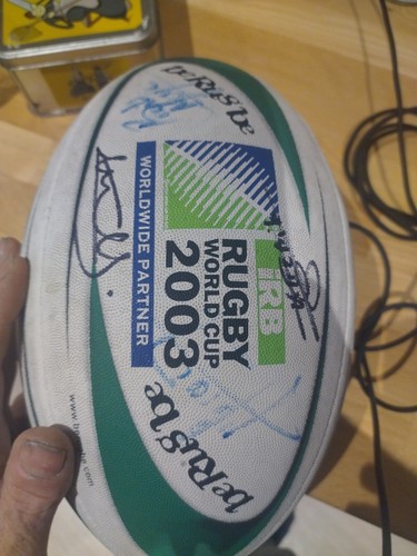 Ballon rugby asm signé annee - rugby,
