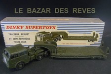 DINKY TOYS FRANCE.  BERLIET porte char.   REF:  890. + Boite.