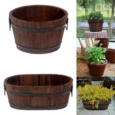 Pot de fleurs en bois robuste