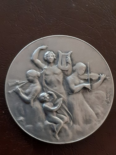 Medaille bronze argenté - medaille,