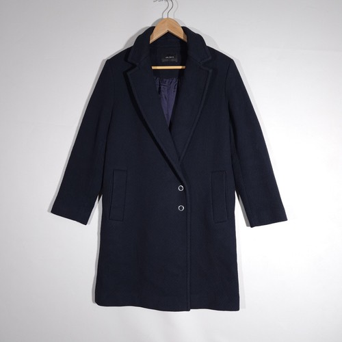 Cop copine wool coat snaps - copine,