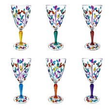 Ensemble De 6 Six Murano Verre