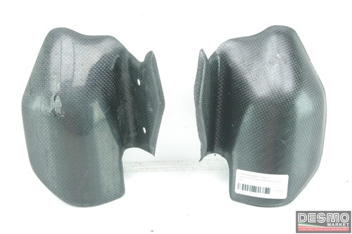 Pair carbon exhaust guards - of,