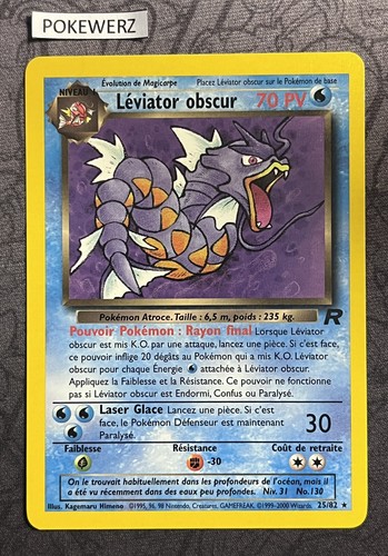 Carte pokémon léviator - pokémon,