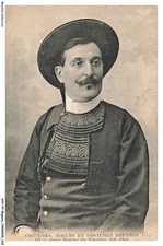 AVYP7-0508-REGIONS - Coutume moeurs et costumes bretons - Jeune homme du finis