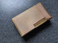 Briquet Dupont Plaqué Or dans son étui