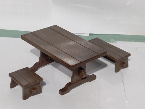 Playmobil table bancs - table,