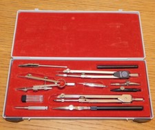 VINTAGE coffret boite COMPAS