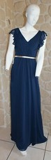 Robe cocktail marine taille