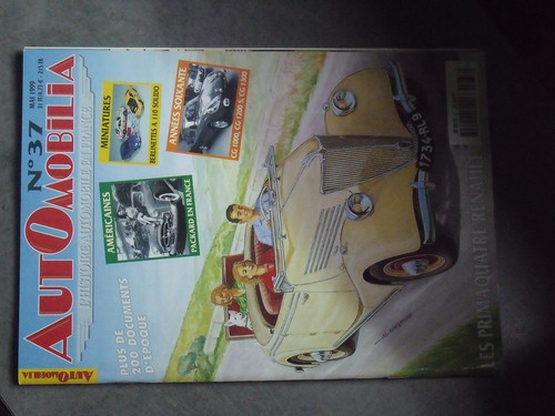 1µ revue automobilia - automobilia, n°37