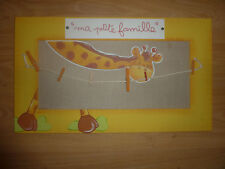 PELE MELE PHOTOS AVEC EPINGLES A LINGE GIRAFE