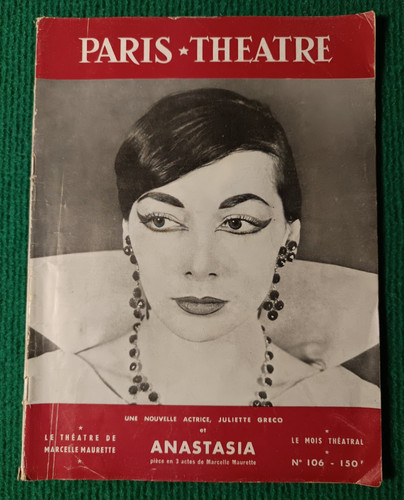 Programme paris theatre - programme,